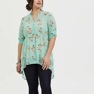 TORRID Lexie Chiffon Babydoll Tunic